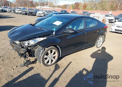 2012 Hyundai Elantra Gls (Ulsan Plant)/Limited (Ulsan Plant) из США, поврежденный, VIN KMHDH4AE1C4370300